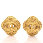 Chanel Earrings 96 A Vintage Coco Mark GP Flower — view 2