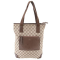 Gucci GG Canvas Leather Tote Shoulder Business