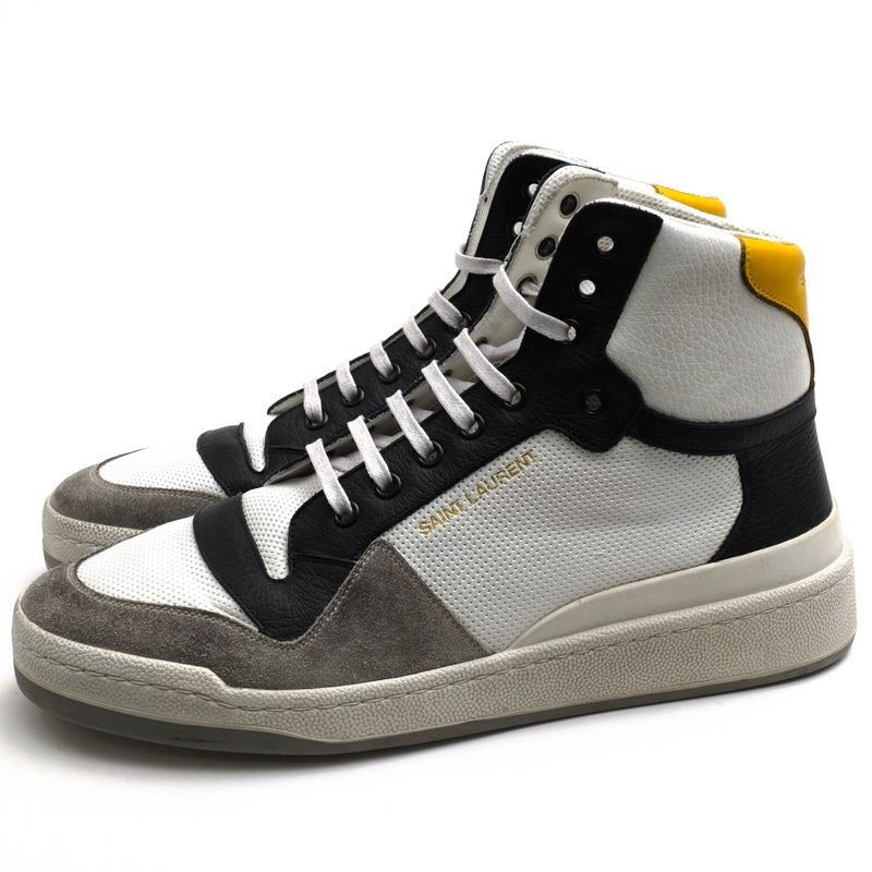 Yves Saint Laurent Shoes Sneakers High-Cut Men Leather