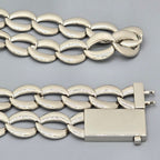 Dior Box Logo Chain Link Necklace Silver — view 6