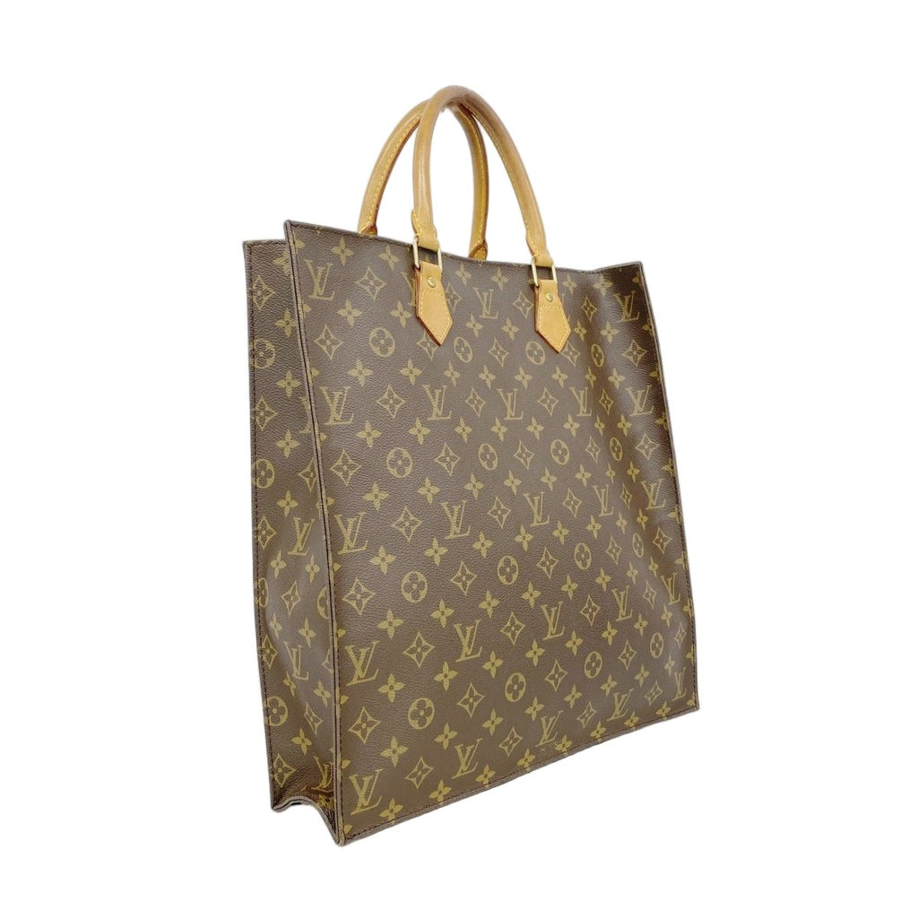 Louis Vuitton Tote Monogram Sac Plat Brown — view 2