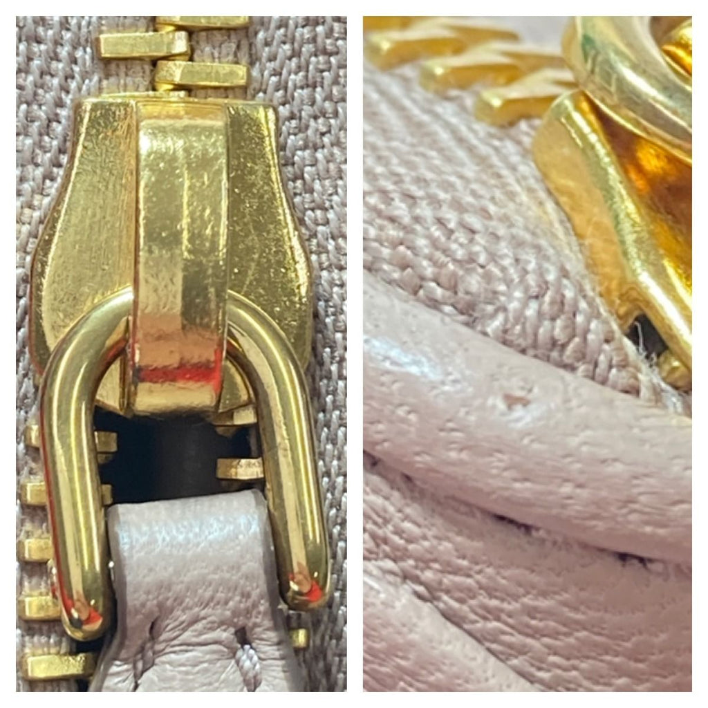 Prada Medium-Length Wallet Portafoglio Lampo 1 Ml157 Beige Cipria Round Zipper — view 4