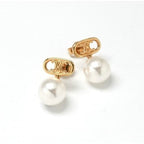 Celine Earrings Earring Gold Triomphe — view 2