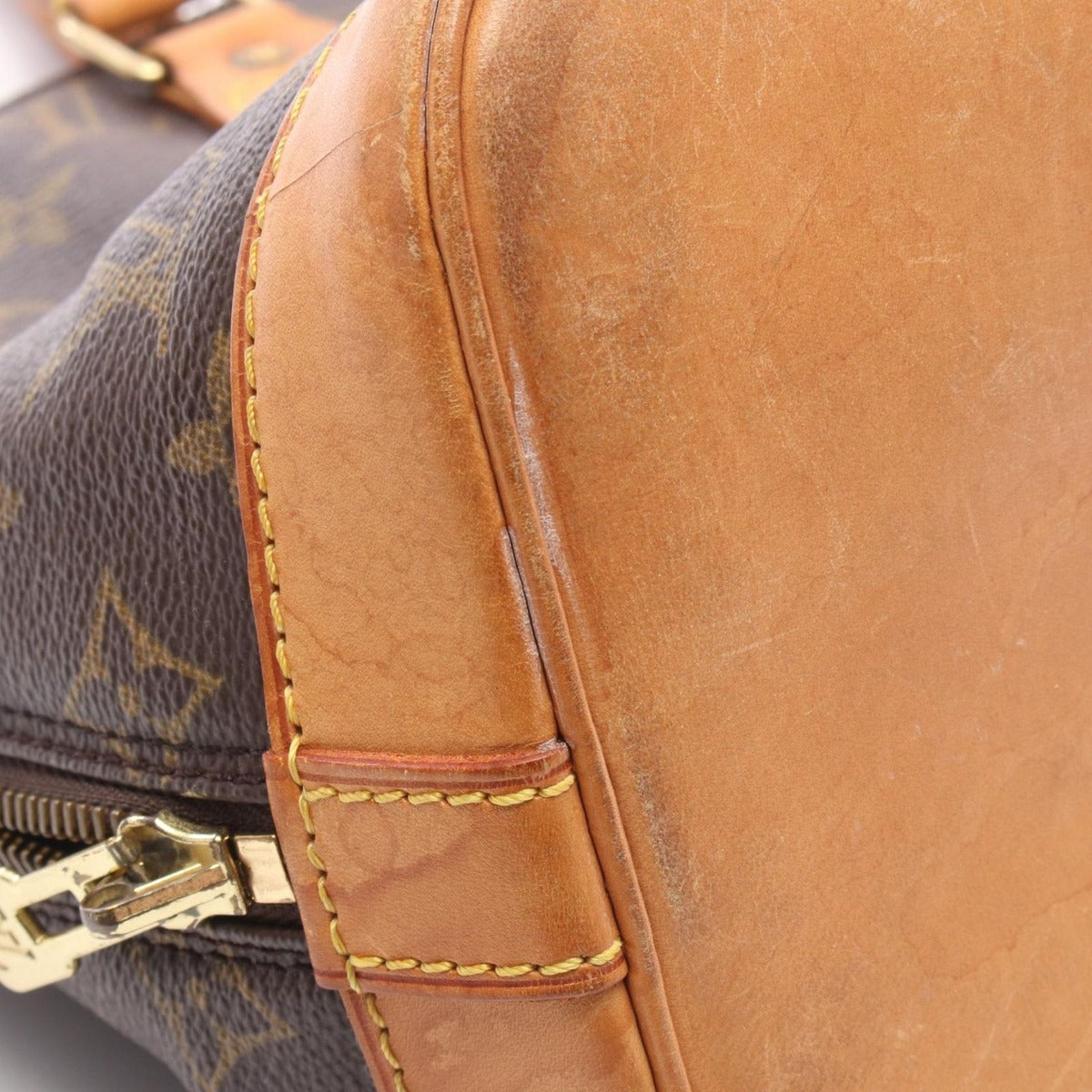 Louis Vuitton Handbag Alma PM Canvas Leather — view 8
