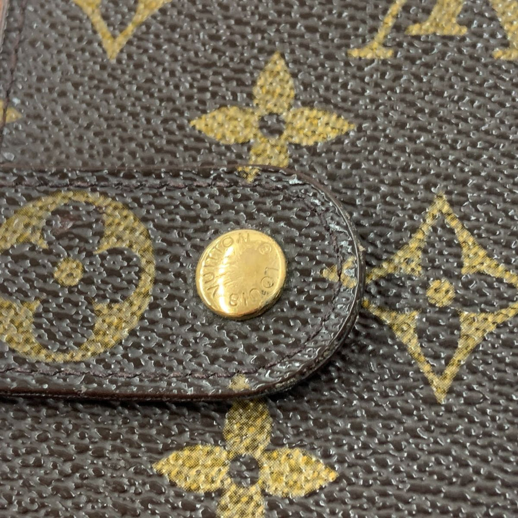 Louis Vuitton Monogram Porte Papier Zip Bifold Wallet Brown — view 4