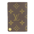 Louis Vuitton Card Case Holder Cles D'presion Monogram Brown Clear