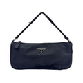 Prada Nylon Black Handbag Silver