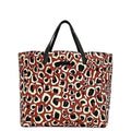 Gucci Tote Bag Red Black Leopard