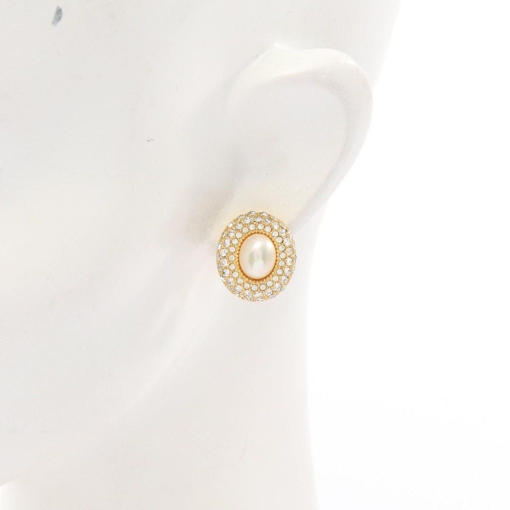 Dior Earrings Pearl Gold — view 5