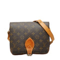 Louis Vuitton Monogram Cartesier MM Crossbody Bag Brown
