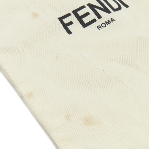 Fendi Shoulder Strap FF Logo Leather Black Multicolor Silver Hardware Sequins — view 9