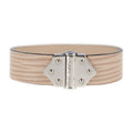 Louis Vuitton Bracelet Spirit M6754 F Epi Leather Beige Silver Hardware