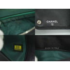 Chanel Paris New York Line Quilted Round Zipper Long Wallet — view 9