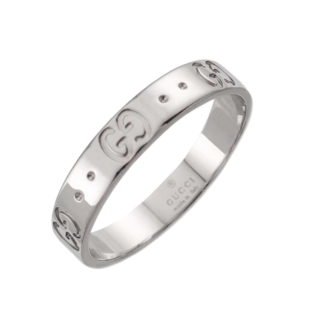 Gucci Icon Ring 18k WG White Gold 750