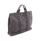 Hermes Tote Her Line MM Gray Canvas B — view 2