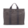 Hermes Tote Her Line MM Gray Canvas B