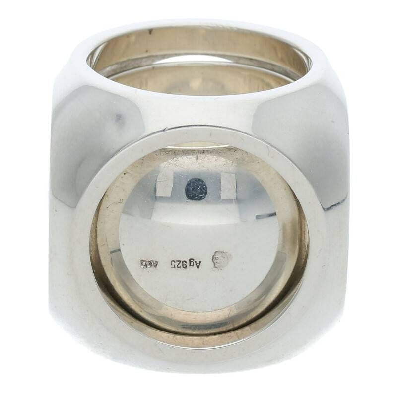 Hermes Vintage Extra Wide Serie Ring 7.5