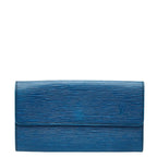Louis Vuitton Epi Pochette Porte Monet Cles Toledo Blue Leather