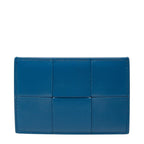 Bottega Veneta Maxi Card Case Pass Blue Leather — view 2