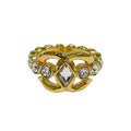 Chanel Ring Coco Mark Rhinestone