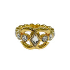 Chanel Ring Coco Mark Rhinestone
