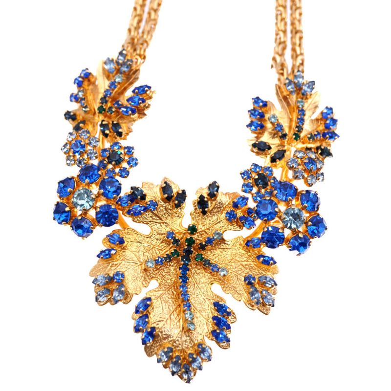 Dior Rhinestone Necklace Vintage Ri — view 7