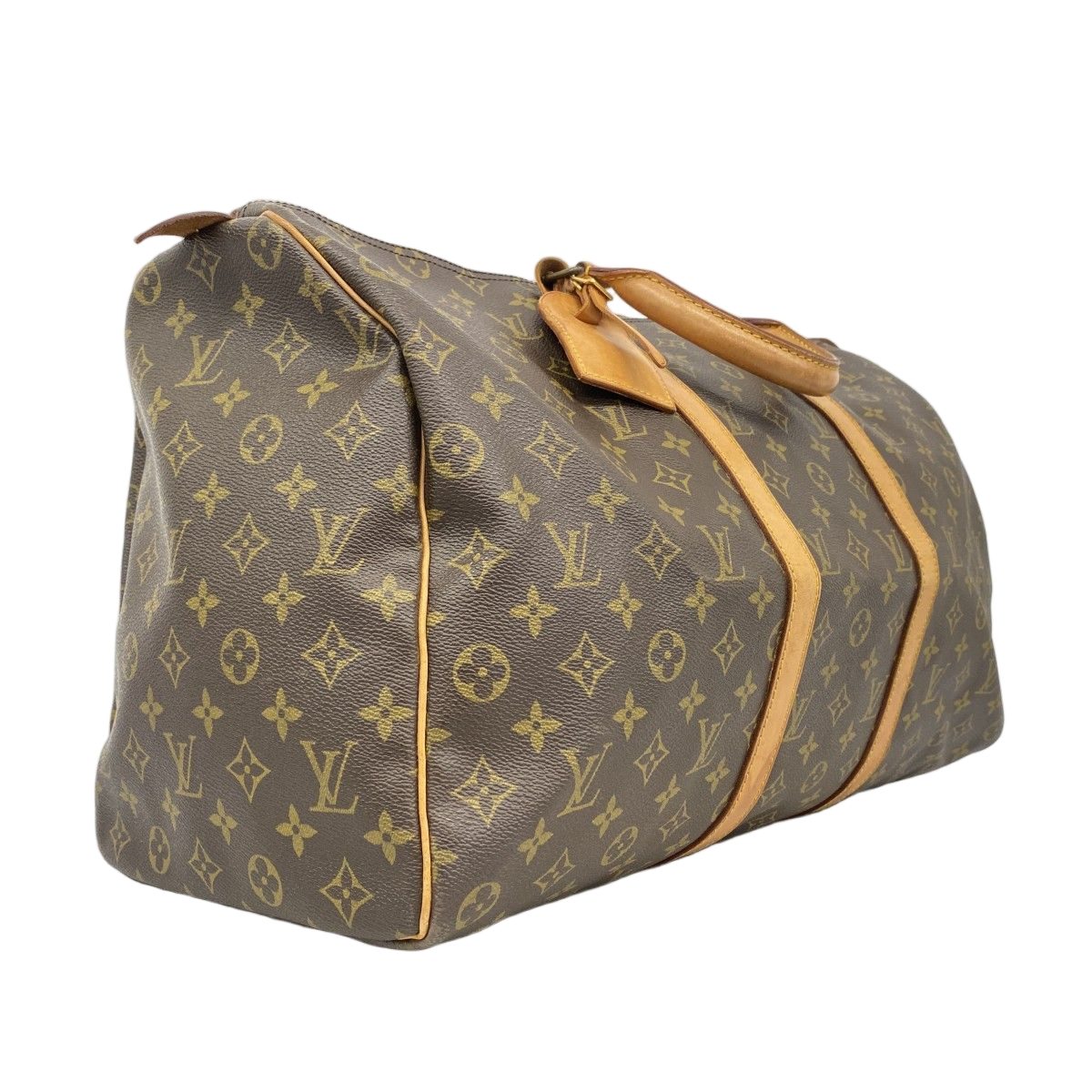 Louis Vuitton Boston Bag Monogram Keepall 50 Brown — view 2