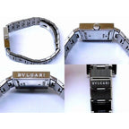 Bvlgari Watch Quartz Dos Rad Stainless Steel Square — view 2