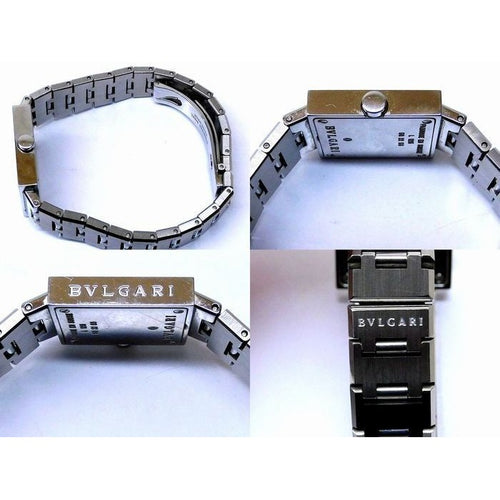 Bvlgari Watch Quartz Dos Rad Stainless Steel Square — view 2
