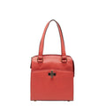 Celine Logo Red Leather