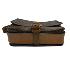 Louis Vuitton Monogram Brown Gold Leather Shoulder Bag — view 4