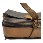 Louis Vuitton Monogram Brown Gold Leather Shoulder Bag — view 6