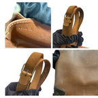 Louis Vuitton Monogram Brown Gold Leather Shoulder Bag — view 8