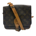 Louis Vuitton Monogram Brown Gold Leather Shoulder Bag