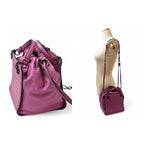 Bottega Veneta Shoulder Bag 2-Way Drawstring Purple — view 3