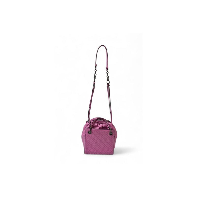 Bottega Veneta Shoulder Bag 2-Way Drawstring Purple — view 4