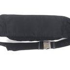 Prada Triangle Logo Plate Waist Pouch Shoulder Bag Black Recommended — view 3