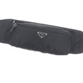 Prada Triangle Logo Plate Waist Pouch Shoulder Bag Black Recommended