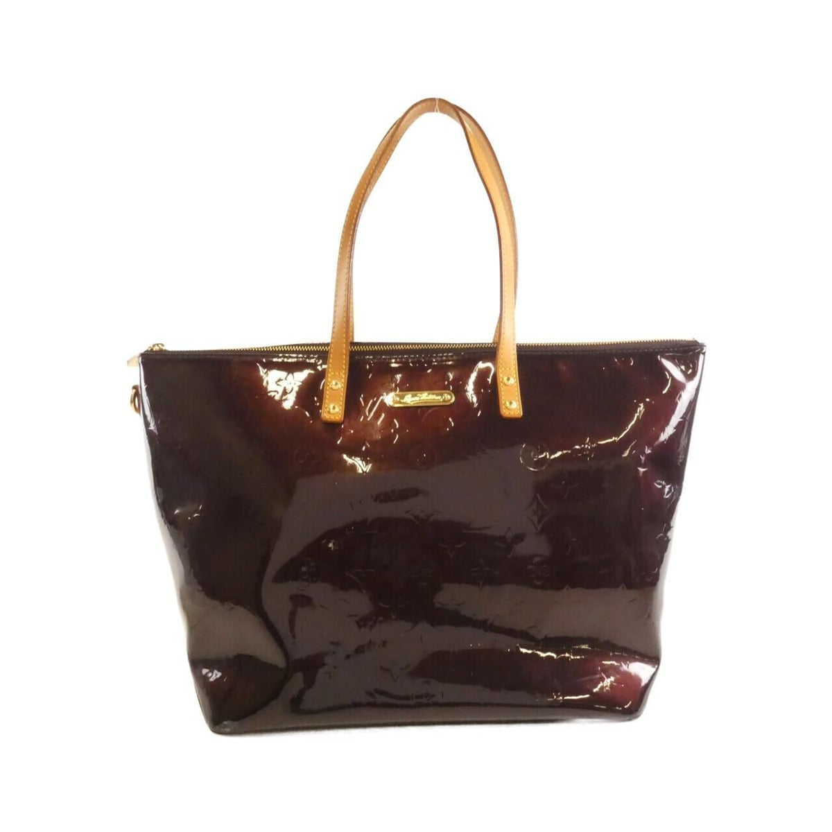 Louis Vuitton Vernis Bellevue GM Shoulder Bag Amarante