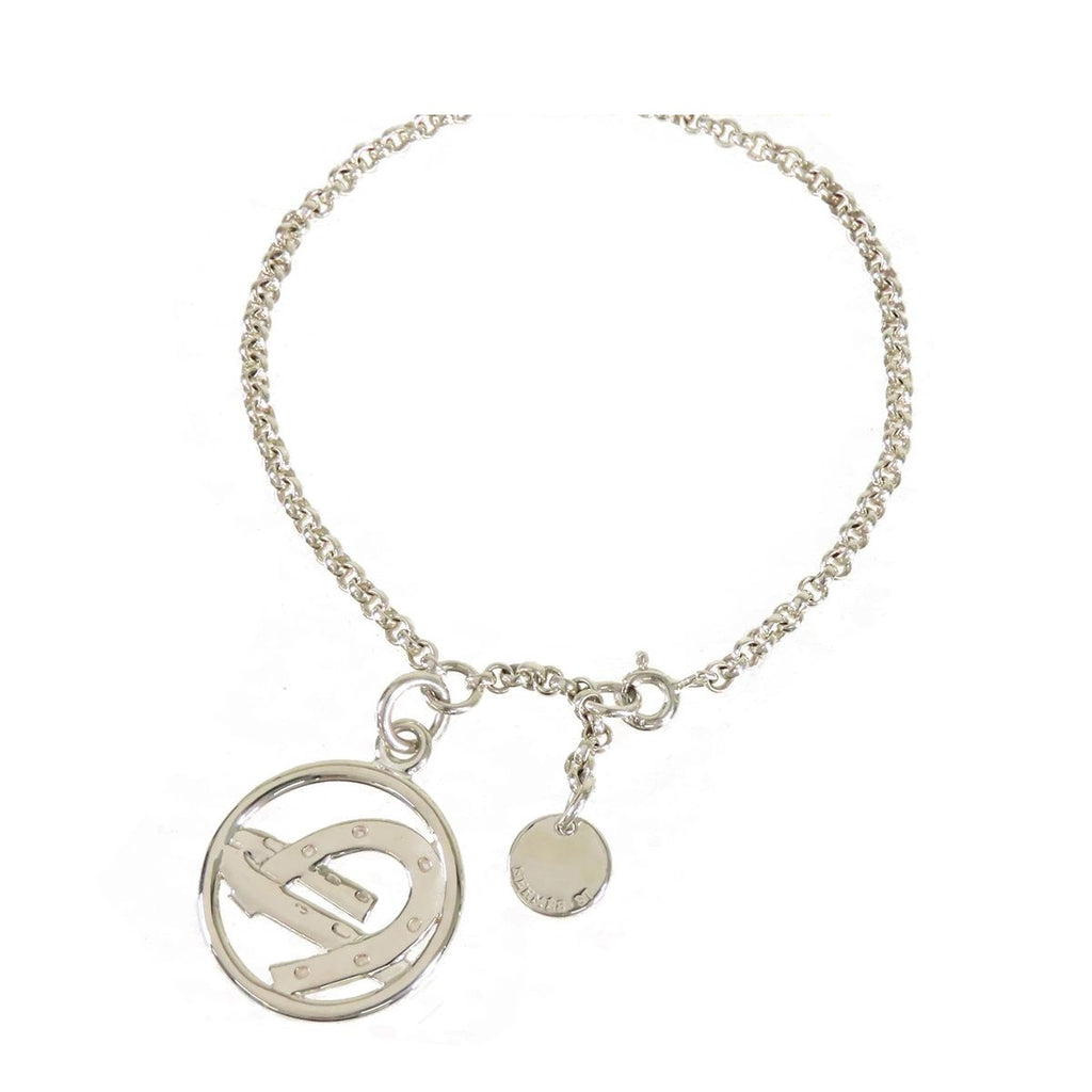 Hermes Horseshoe Silver Motif Bracelet