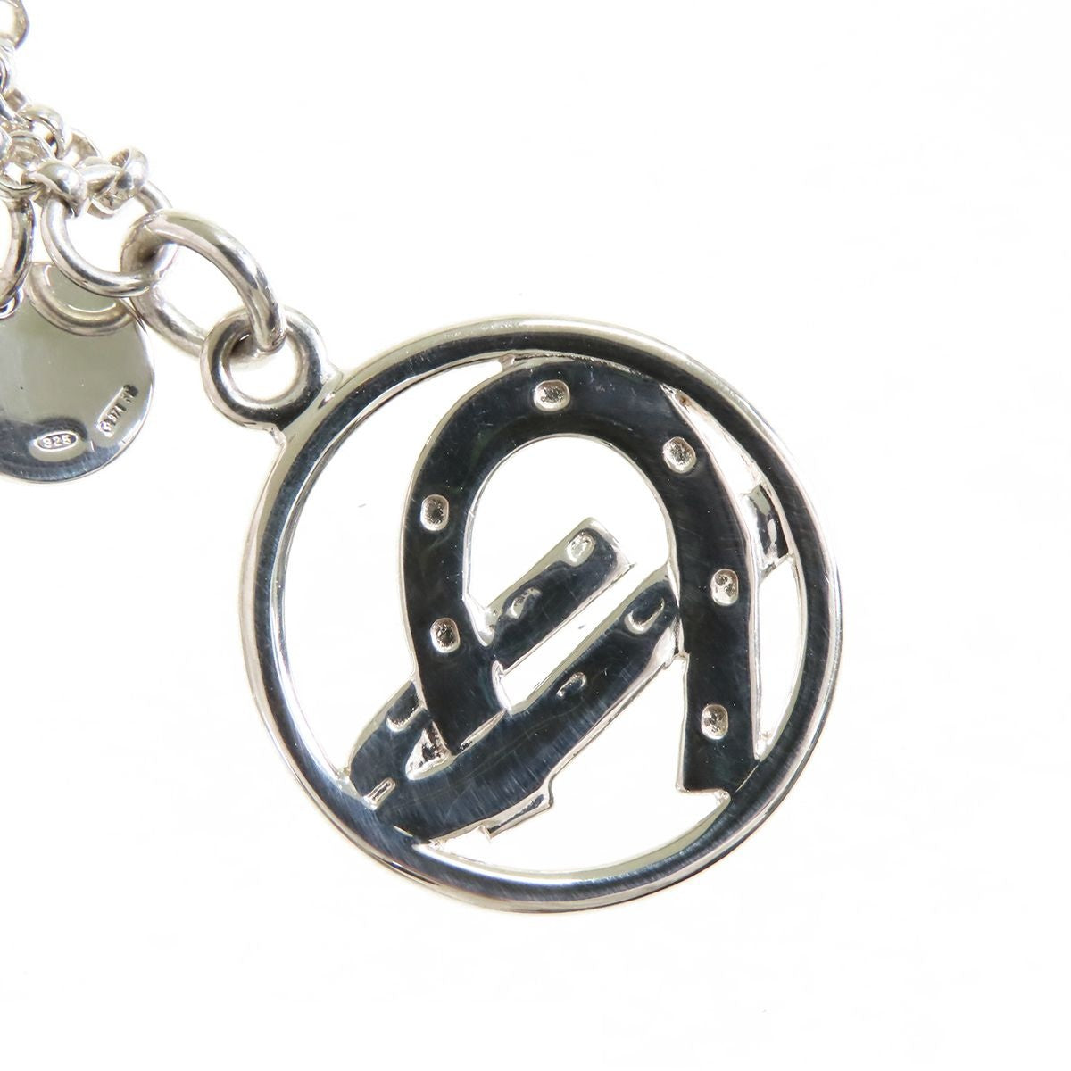 Hermes Horseshoe Silver Motif Bracelet — view 5