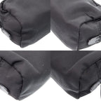 Prada 1 Ne175 Nylon with Strap Silver Hardware Black Pouch 0351 — view 5