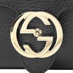Gucci Shoulder Bag Interlocking G Black — view 7