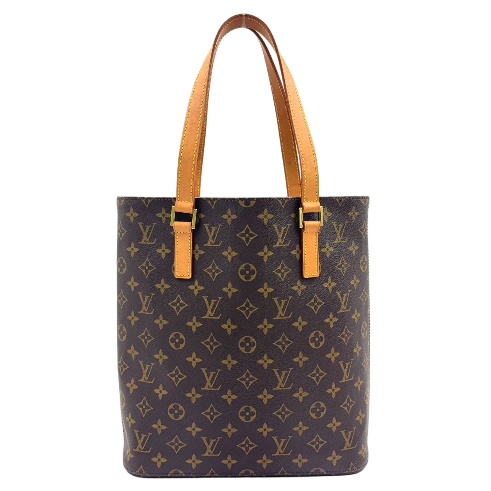 Louis Vuitton Vavin GM Monogram Leather Brown Light Tote Gold