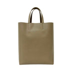 Celine Vertical Cover Small Logo Leather 2-Way Shoulder Bag Beige — view 3