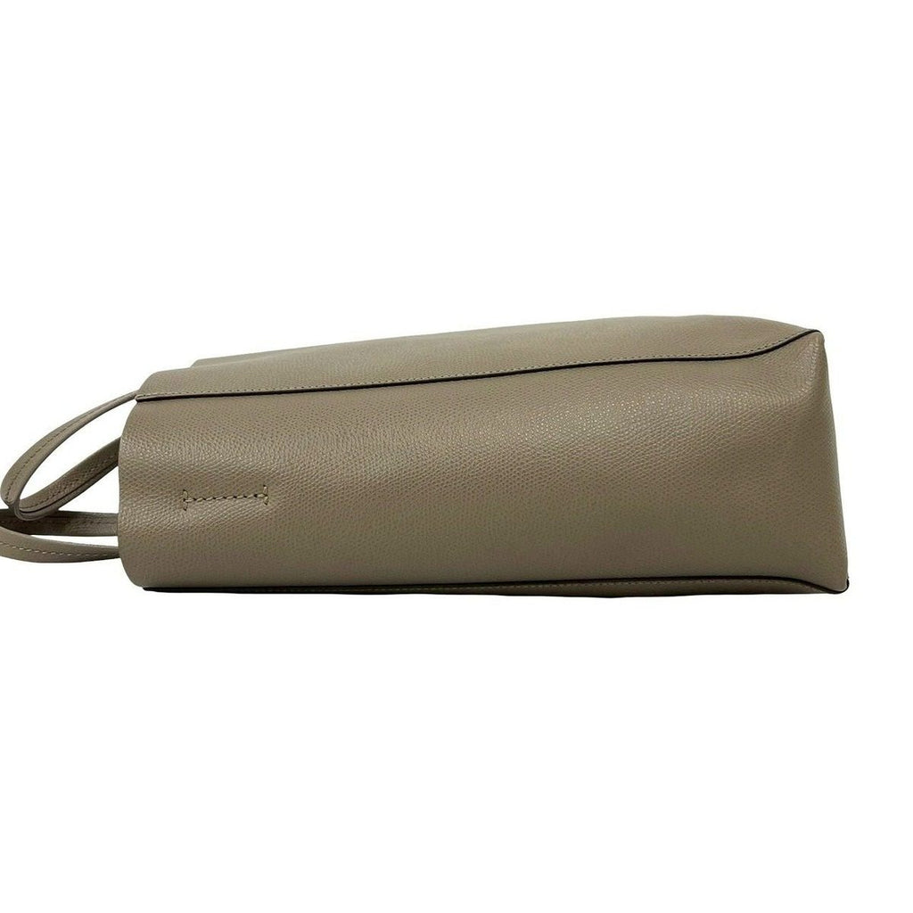 Celine Vertical Cover Small Logo Leather 2-Way Shoulder Bag Beige — view 5