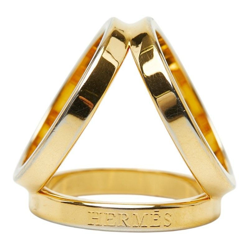 Hermes Trio Gold Plated Ring