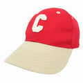 Celine Baseball Cap Hat 6 Panels Clogo Red Beige