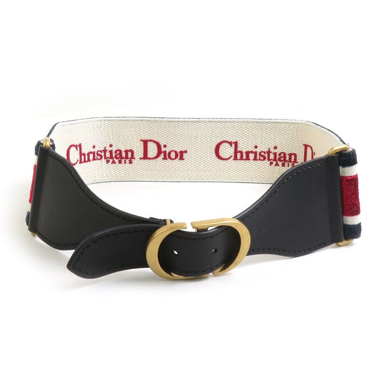 Christian Dior Navy Belt — view 2
