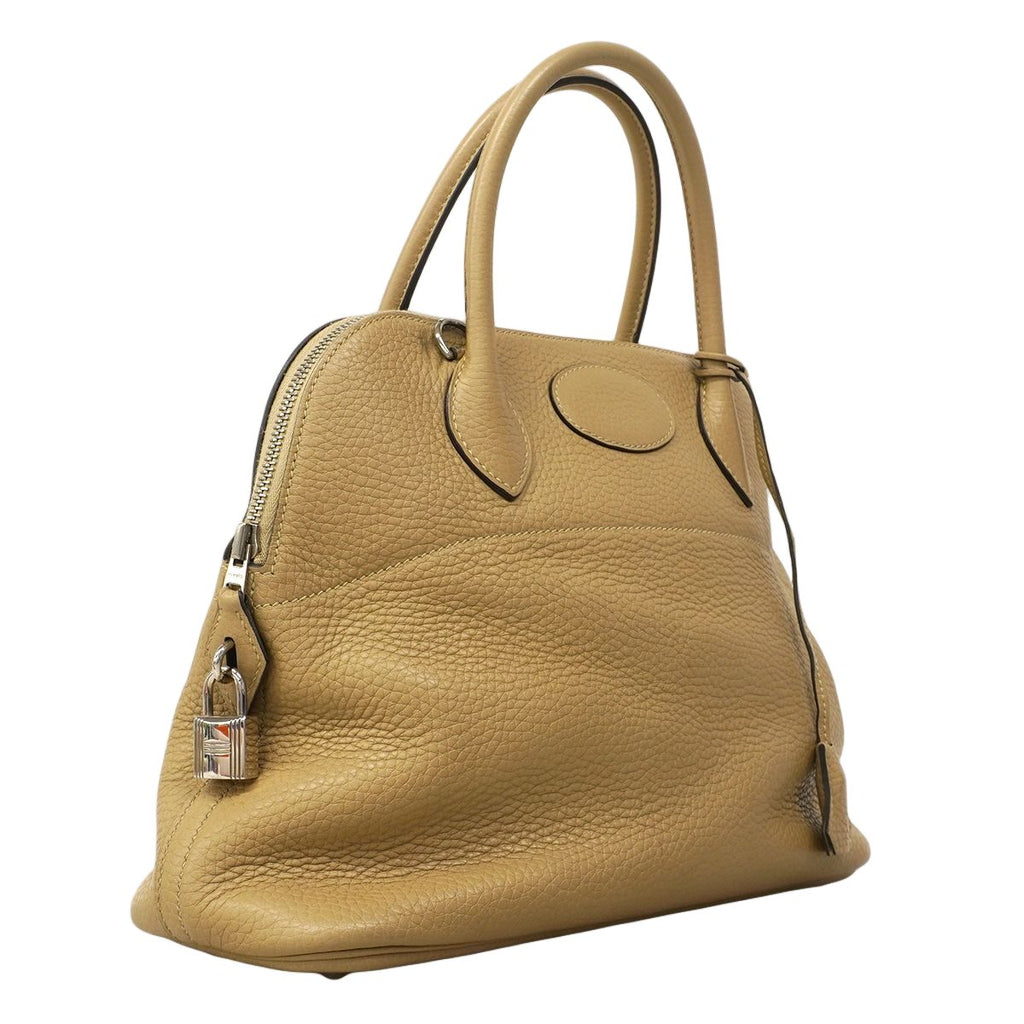 Hermes Handbag Bolide 31 Taurillon Clemence Trench Silver 2-Way — view 2